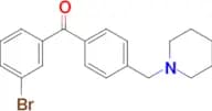 3-bromo-4′-piperidinomethyl benzophenone