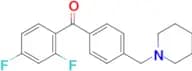 2,4-difluoro-4′-piperidinomethyl benzophenone