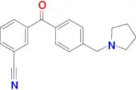 3-cyano-4′-pyrrolidinomethyl benzophenone