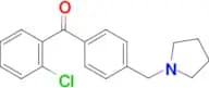 2-chloro-4′-pyrrolidinomethyl benzophenone