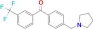 4′-pyrrolidinomethyl-3-trifluoromethylbenzophenone
