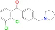 2,3-dichloro-4′-pyrrolidinomethyl benzophenone
