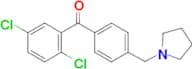2,5-dichloro-4′-pyrrolidinomethyl benzophenone