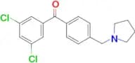 3,5-dichloro-4′-pyrrolidinomethyl benzophenone