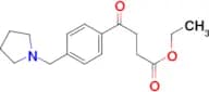 ethyl 4-oxo-4-[(4-pyrrolidinomthyl)phenyl]butyrate