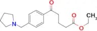 ethyl 5-oxo-5-[(4-pyrrolidinomthyl)phenyl]valerate
