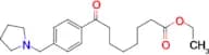 ethyl 8-oxo-8-[(4-pyrrolidinomthyl)phenyl]octanoate