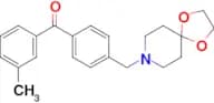 4′-[8-(1,4-dioxa-8-azaspiro[4.5]decyl)methyl]-3-methyl benzophenone