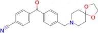 4-cyano-4′-[8-(1,4-dioxa-8-azaspiro[4.5]decyl)methyl]benzophenone