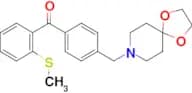 4′-[8-(1,4-dioxa-8-azaspiro[4.5]decyl)methyl]-2-thiomethyl benzophenone