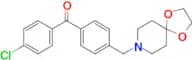 4-chloro-4′-[8-(1,4-dioxa-8-azaspiro[4.5]decyl)methyl]benozphenone