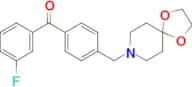 4′-[8-(1,4-dioxa-8-azaspiro[4.5]decyl)methyl]-3-fluorobenzophenone