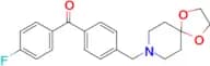 4′-[8-(1,4-dioxa-8-azaspiro[4.5]decyl)methyl]-4-fluorobenzophenone