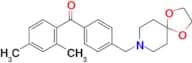 2,4-dimethyl-4′-[8-(1,4-dioxa-8-azaspiro[4.5]decyl)methyl]benzophenone