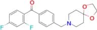 2,4-difluoro-4′-[8-(1,4-dioxa-8-azaspiro[4.5]decyl)methyl]benzophenone