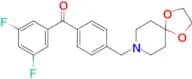 3,5-difluoro-4′-[8-(1,4-dioxa-8-azaspiro[4.5]decyl)methyl]benzophenone