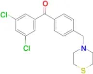 3,5-dichloro-4′-thiomorpholinomethyl benzophenone