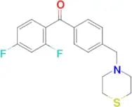 2,4-difluoro-4′-thiomorpholinomethyl benzophenone