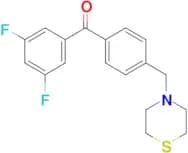 3,5-difluoro-4′-thiomorpholinomethyl benzophenone