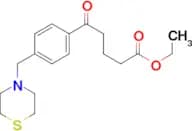ethyl 5-oxo-5-[4-(thiomorpholinomethyl)phenyl]valerate
