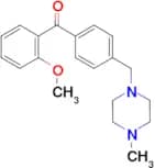 2-methoxy-4′-(4-methylpiperazinomethyl) benzophenone