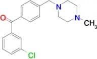 3-chloro-4′-(4-methylpiperazinomethyl) benzophenone