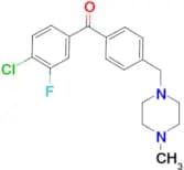 4-chloro-3-fluoro-4′-(4-methylpiperazinomethyl) benzophenone