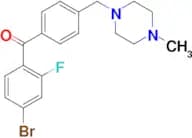 4-bromo-2-fluoro-4′-(4-methylpiperazinomethyl) benzophenone