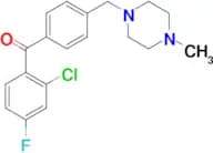 2-chloro-4-fluoro-4′-(4-methylpiperazinomethyl) benzophenone