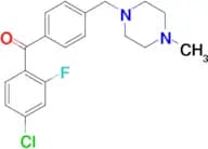 4-chloro-2-fluoro-4′-(4-methylpiperazinomethyl) benzophenone