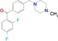 2,4-difluoro-4′-(4-methylpiperazinomethyl) benzophenone