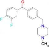 3,4-difluoro-4′-(4-methylpiperazinomethyl) benzophenone
