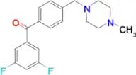 3,5-difluoro-4′-(4-methylpiperazinomethyl) benzophenone
