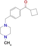 cyclobutyl 4-(4-methylpiperazinomethyl)phenyl ketone