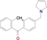 2-methyl-4'-(3-pyrrolinomethyl) benzophenone