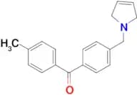 4-methyl-4'-(3-pyrrolinomethyl) benzophenone