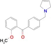 2-methoxy-4'-(3-pyrrolinomethyl) benzophenone