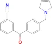 3-cyano-4'-(3-pyrrolinomethyl) benzophenone