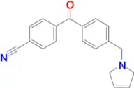 4-cyano-4'-(3-pyrrolinomethyl) benzophenone
