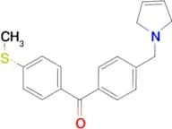 4-(3-pyrrolinomethyl)-4'-thiomethylbenzophenone