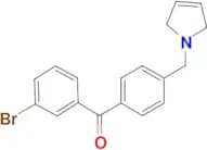 3-bromo-4'-(3-pyrrolinomethyl) benzophenone
