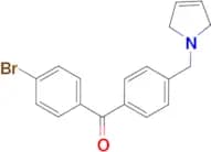 4-bromo-4'-(3-pyrrolinomethyl) benzophenone