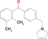 2,3-dimethyl-4'-(3-pyrrolinomethyl) benzophenone