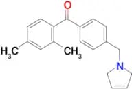 2,4-dimethyl-4'-(3-pyrrolinomethyl) benzophenone