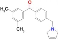 3,5-dimethyl-4'-(3-pyrrolinomethyl) benzophenone