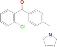 2-chloro-4'-(3-pyrrolinomethyl) benzophenone