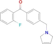 2-fluoro-4'-(3-pyrrolinomethyl) benzophenone