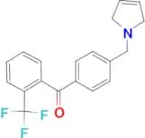 4′-(3-pyrrolinomethyl)-2-trifluoromethylbenzophenone