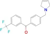 4′-(3-pyrrolinomethyl)-3-trifluoromethylbenzophenone