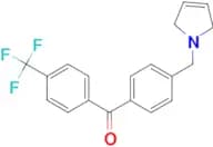 4-(3-pyrrolinomethyl)-4′-trifluoromethylbenzophenone